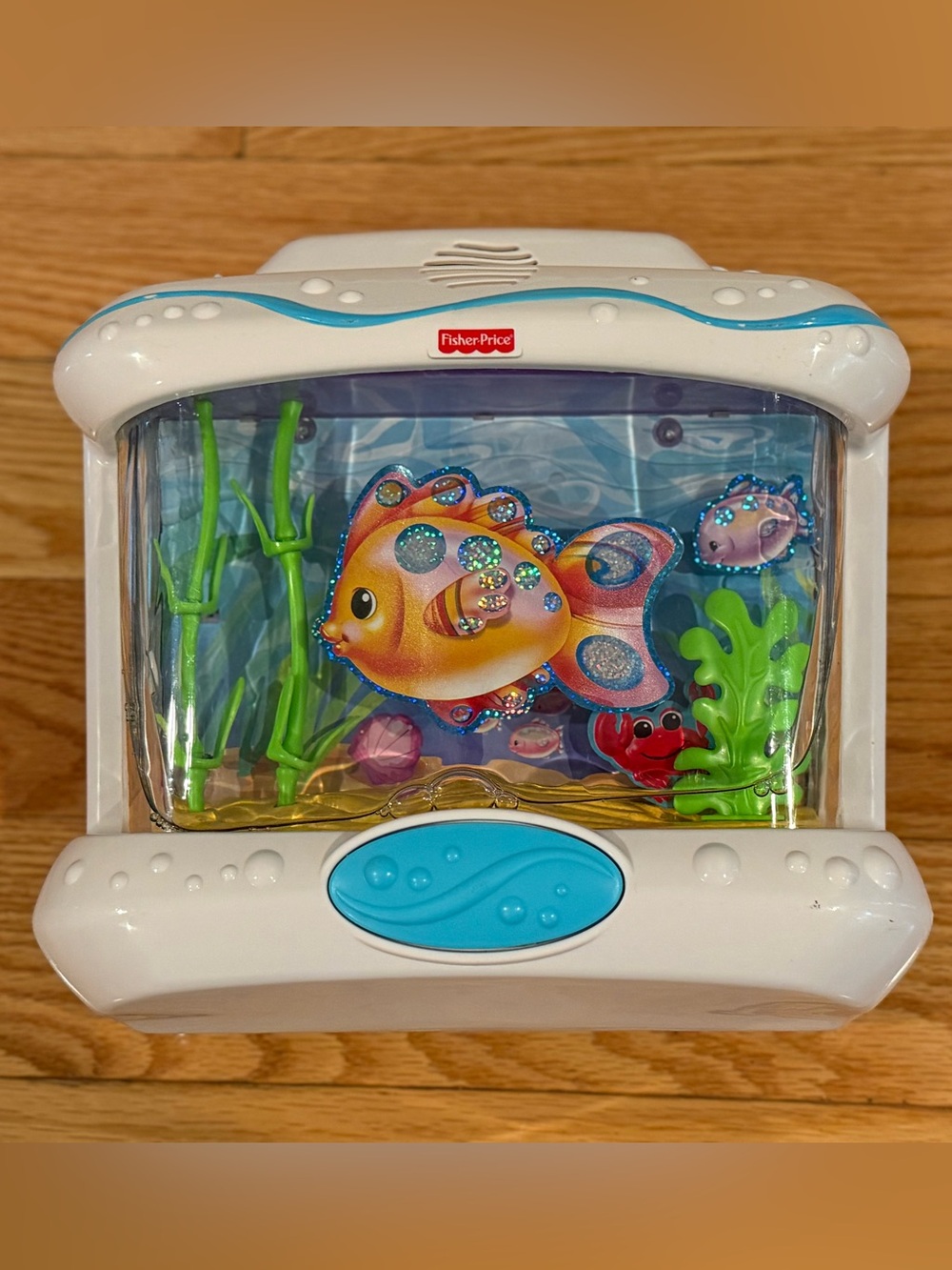 Fisher Price Ocean Wonders Aquarium Baby Crib Soother Light Sound 2007
